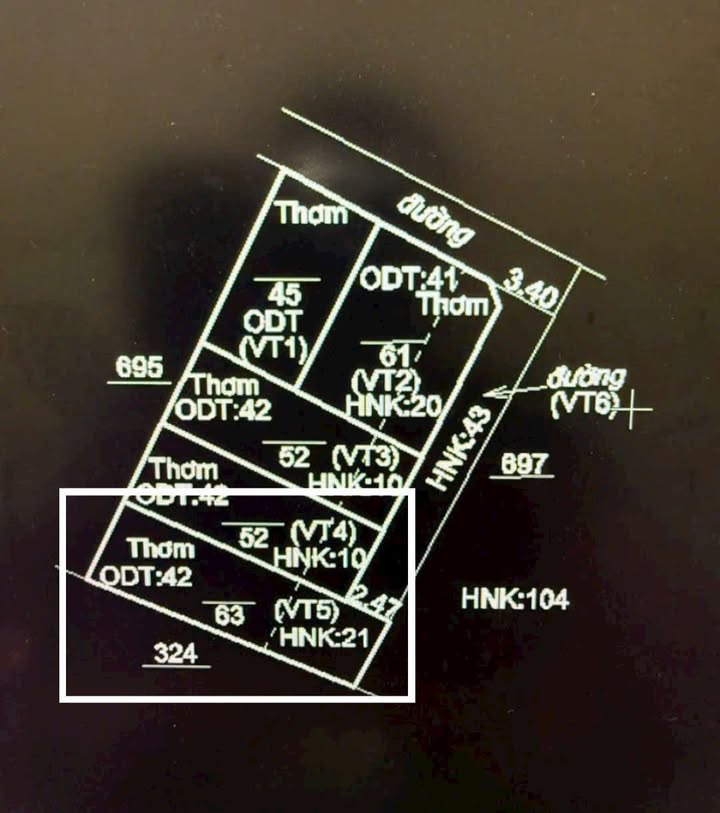 Đất nền phường Lam Hạ 62m² giá 1.8 tỷ - Ngõ ô tô tận nơi!