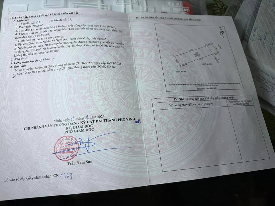 Đất mặt đường Nghĩa Sơn, Vinh Phú, 209m² giá 3.135 tỷ - Cơ hội đầu tư hấp dẫn!