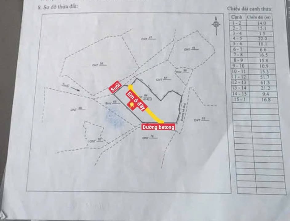 Đất vườn nghỉ dưỡng tại Minh Sơn, Ngọc Lặc 2000m² chỉ 400 triệu - Đầu tư sinh lời!