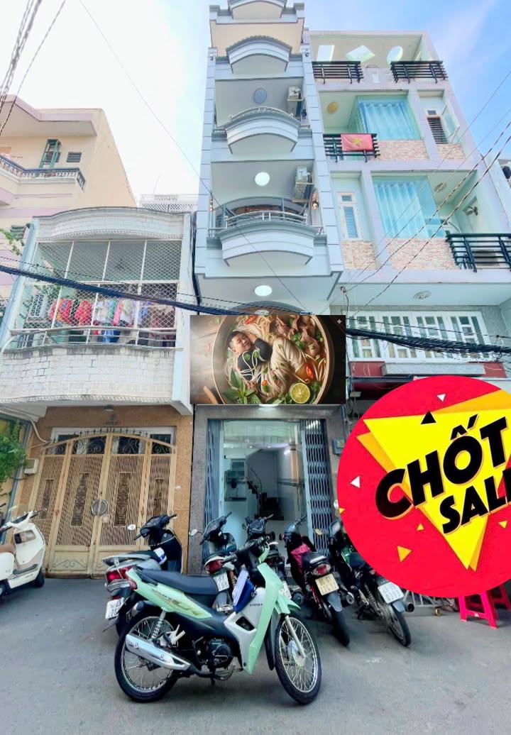 Cho thuê nhà mặt tiền đường Vĩnh Hội Quận 4 - Diện tích 24m², giá 17 triệu/tháng