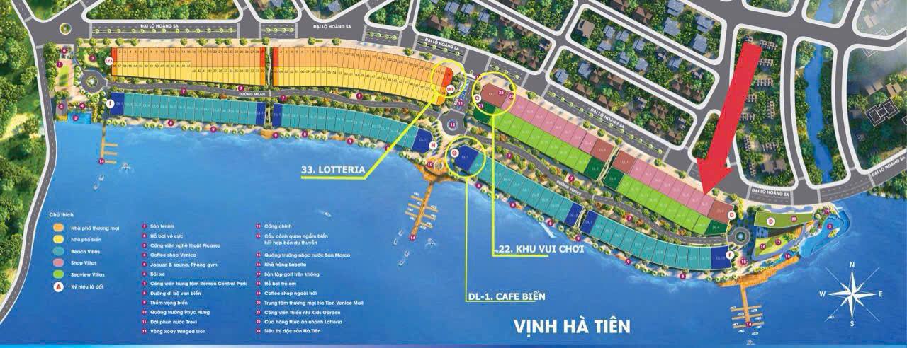 Đất biệt thự Hà Tiên 270m² chỉ 4.9 tỷ - Đường Võ Văn Kiệt, vị trí đắc địa!