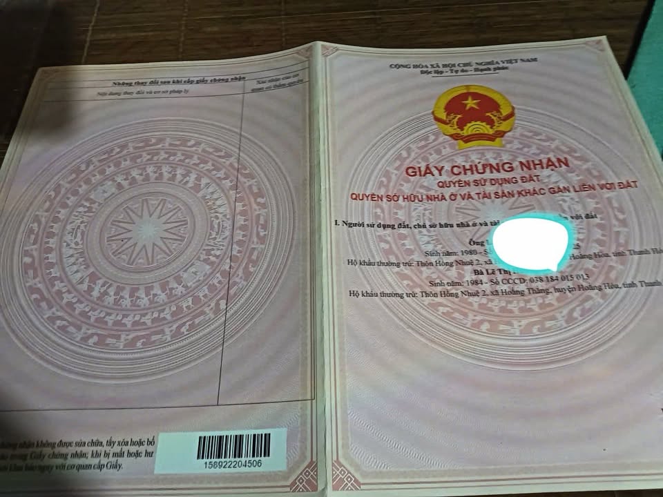 Lô đất thổ cư 200m² tại Hoằng Phú, Thanh Hóa chỉ 700 triệu - Đầu tư sinh lời ngay!