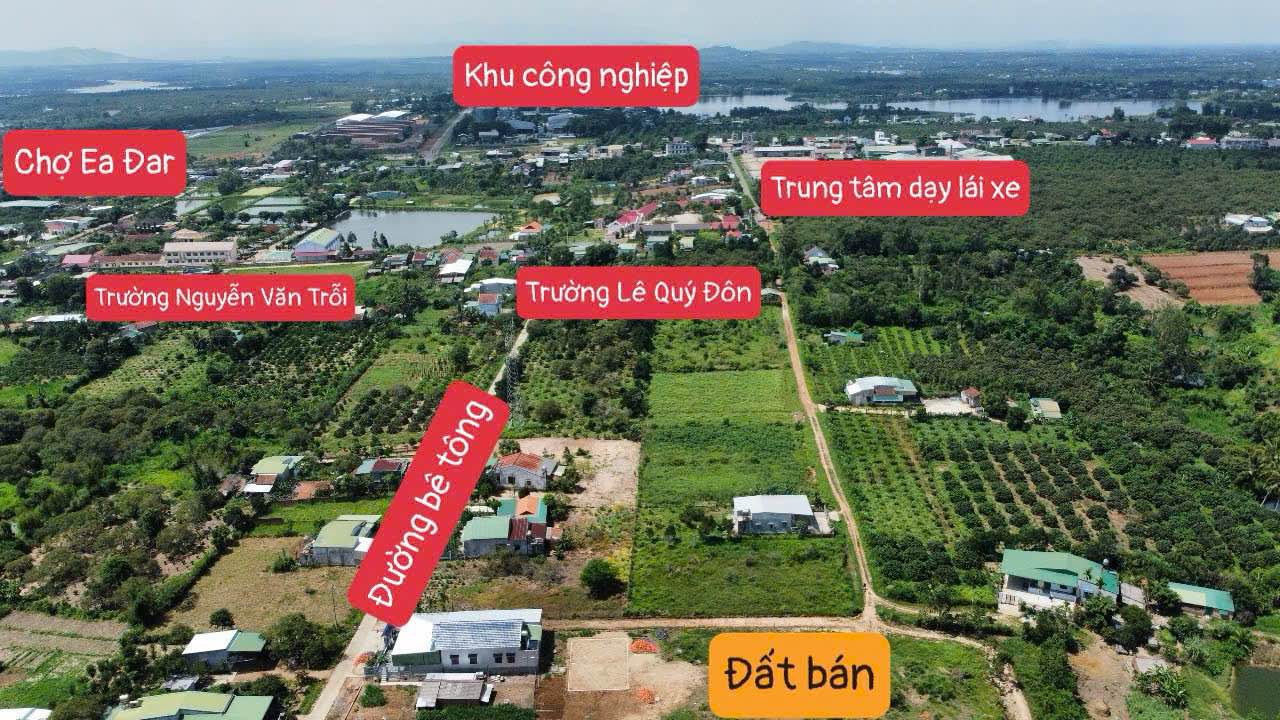 Đất nền Ea Đar 600m² giá 6 triệu - Khu dân cư sầm uất!