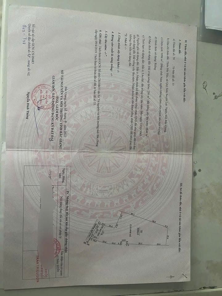 Đất nền Phượng Sơn Bắc Ninh 350m² - Sổ hồng chính chủ, đầu tư lý tưởng!