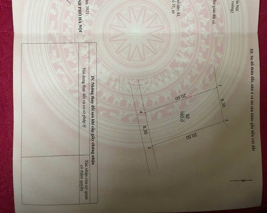 Đất nền Chương Dương Thường Tín 180m² giá 6.39 tỷ - Vị trí đắc địa, đầu tư sinh lời!