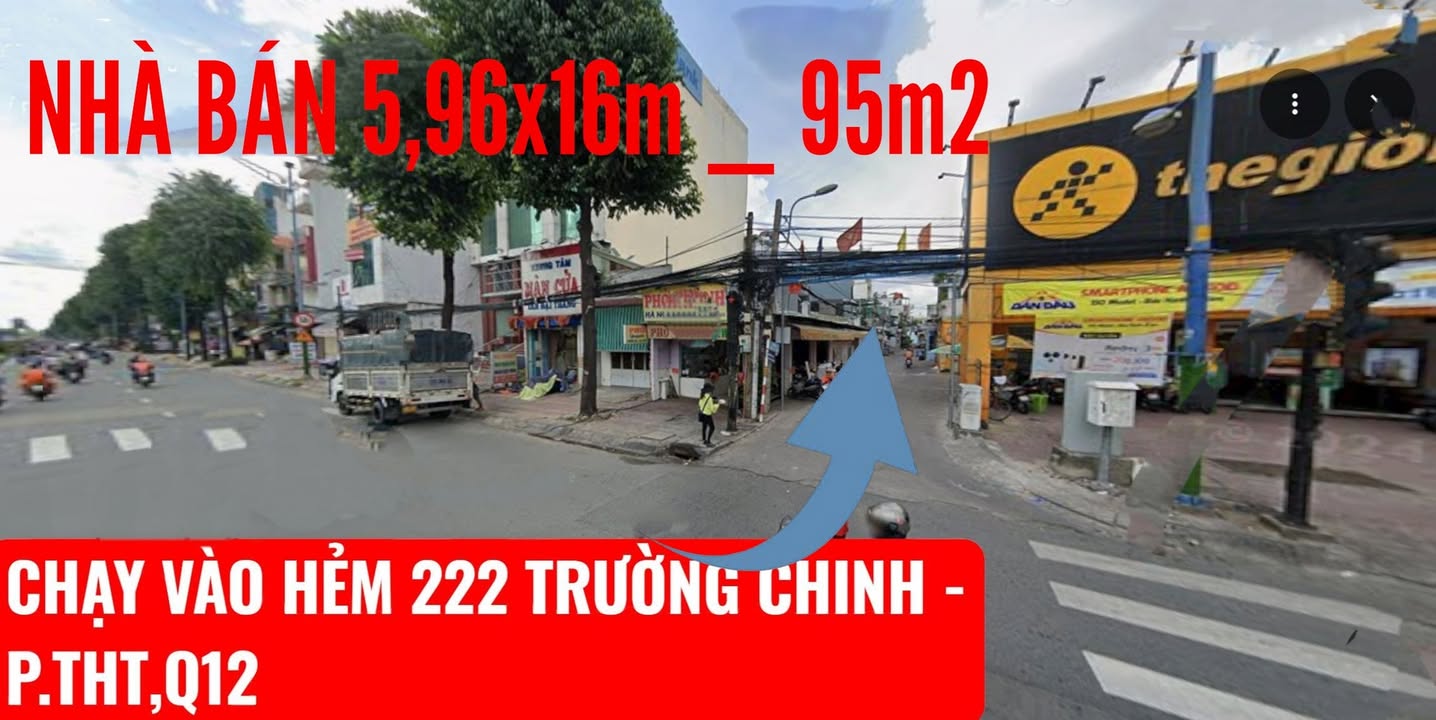Nhà hẻm Trường Chinh, Quận 12, 95m² giá 5.95 tỷ - Đang cho thuê 8 triệu/tháng!