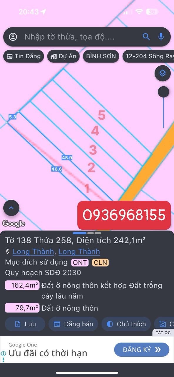 Đất nền Long Thành 234m² giá thỏa thuận - Cơ hội đầu tư siêu lợi nhuận!