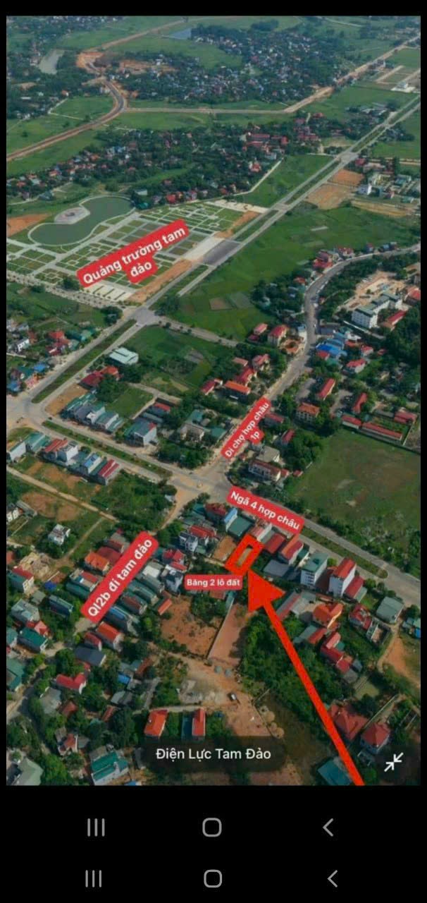 Đất thổ cư 98m² tại ngã tư Dũng Hậu, Tam Đảo - Giá chỉ 2.5 tỷ!