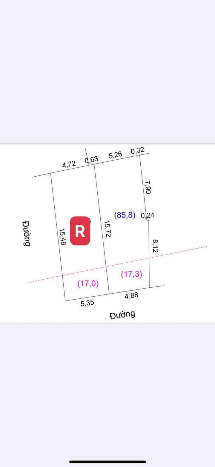 Đất nền Bến Thủy Vinh 85.8m² giá 3 tỷ - Cơ hội đầu tư tuyệt vời!