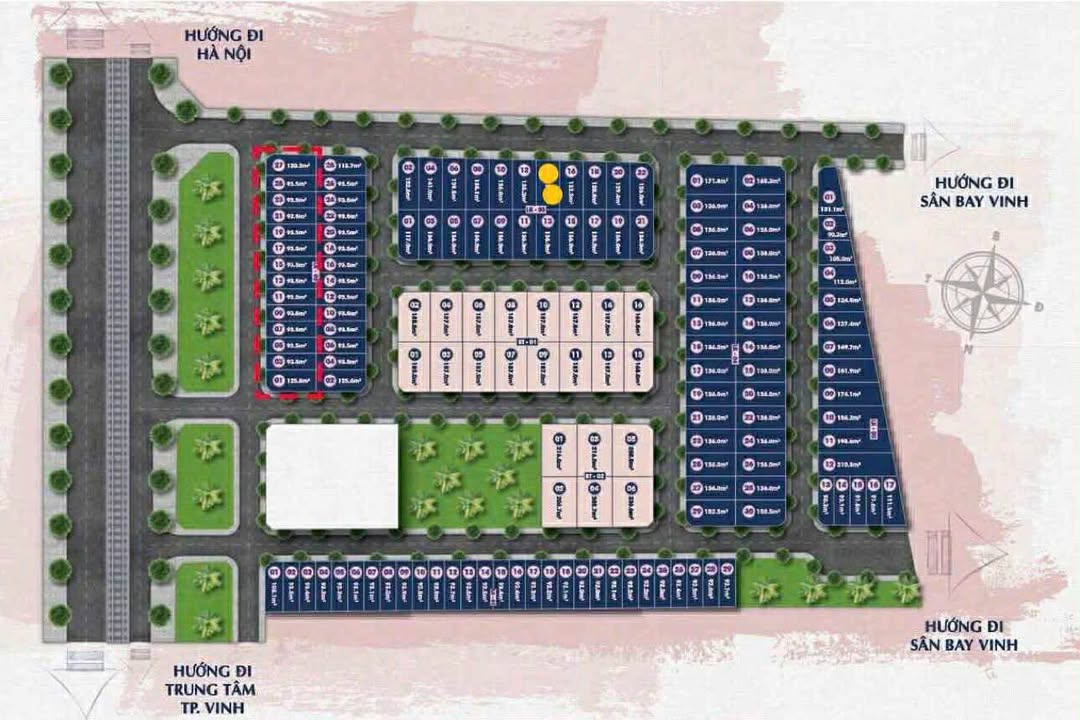 Đất nền dự án Sơn Hà Vinh 92m² giá 2 tỷ - Cơ hội đầu tư hấp dẫn!