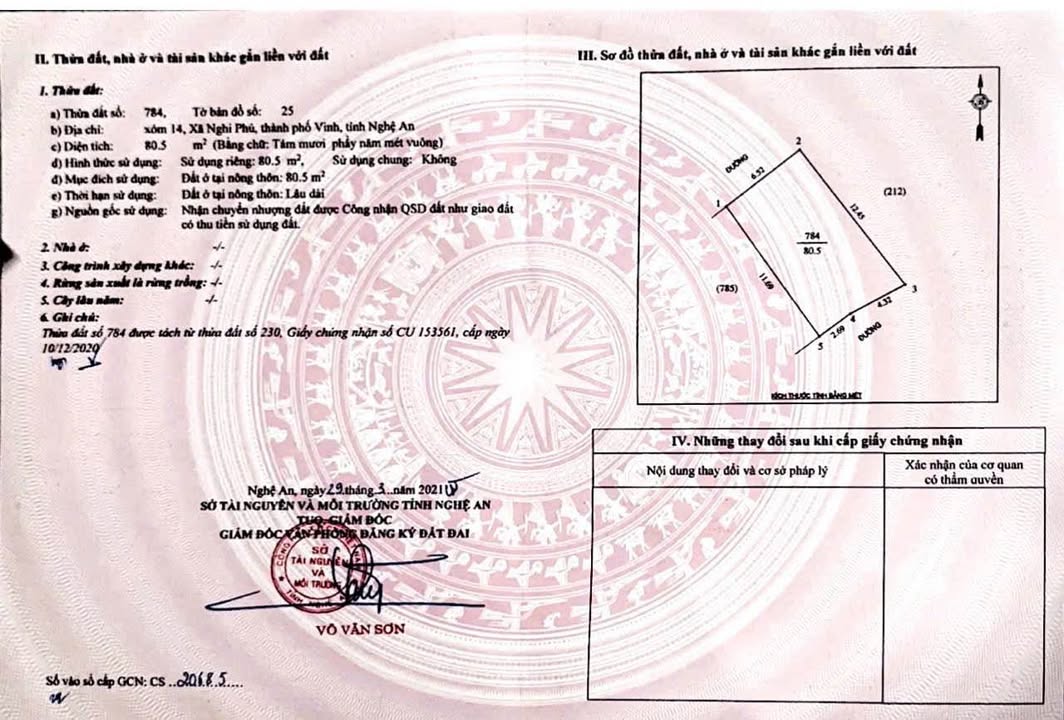 Đất Nghi Phú Vinh 80.5m² giá 2.7 tỷ - Đường 2 mặt, gần bệnh viện