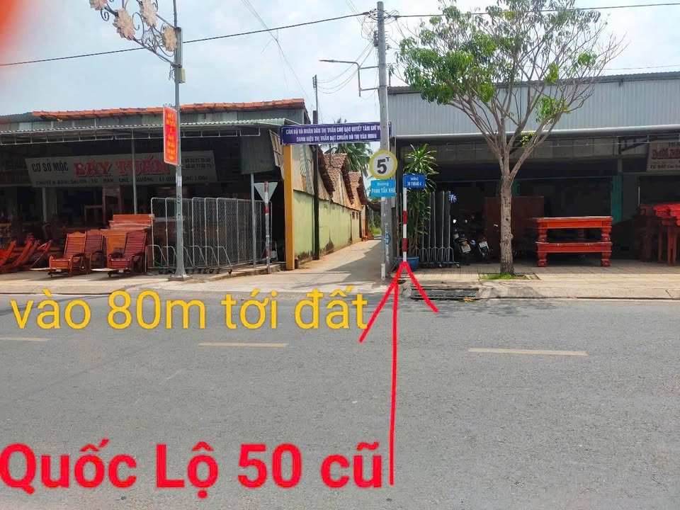 Đất nền mặt tiền đường Phan Tấn Nhã, Chợ Gạo, 150m² giá 635 triệu - Vị trí vàng trung tâm!