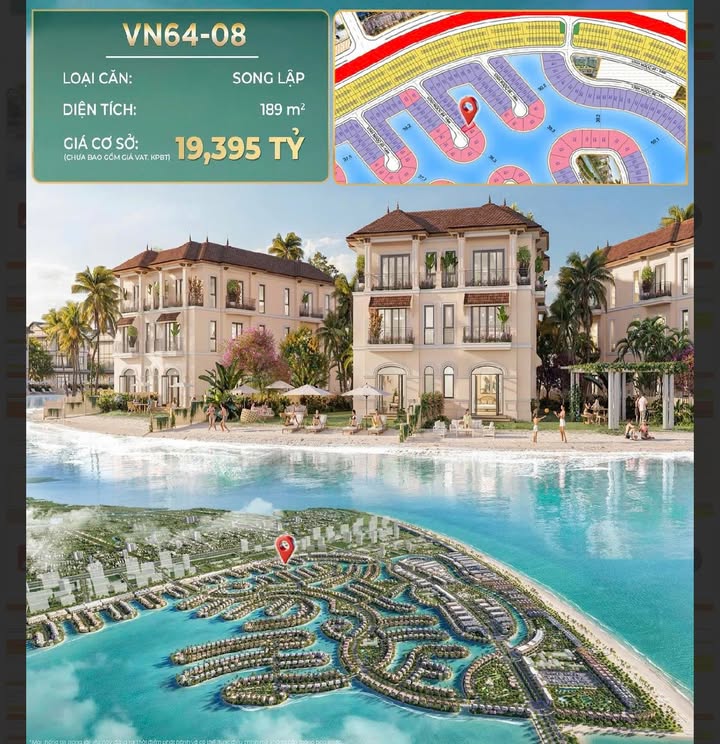 Townhouse Vinhomes Cần Giờ 200m² giá 19.3 tỷ - Cơ hội hiếm có!