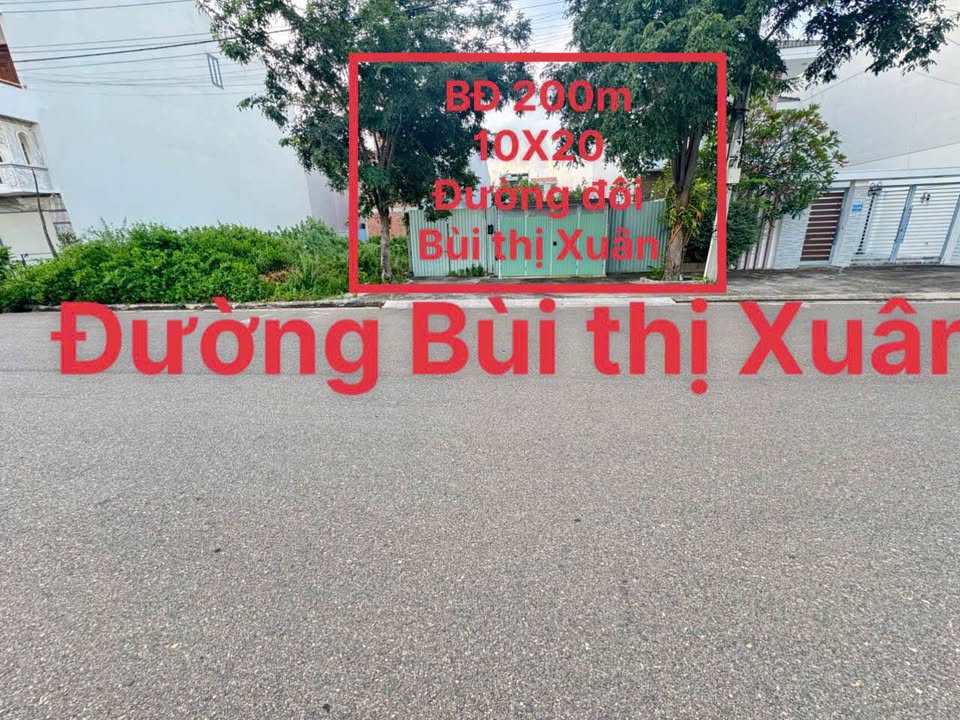Đất nền Bùi Thị Xuân, Phan Thiết 200m² giá 7 tỷ - Vị trí đẹp, gần công viên!