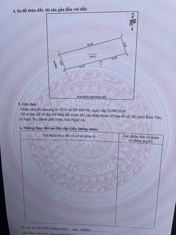 Đất nền Kim Tân, Vinh Phú 154m² giá 2.29 tỷ - Đầu tư sinh lời tốt!