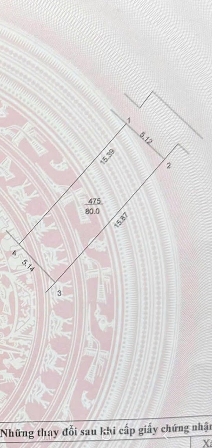 Đất thổ cư Hạ Bằng 80m² giá đầu tư - Gần hồ Tân Xã và các trường đại học