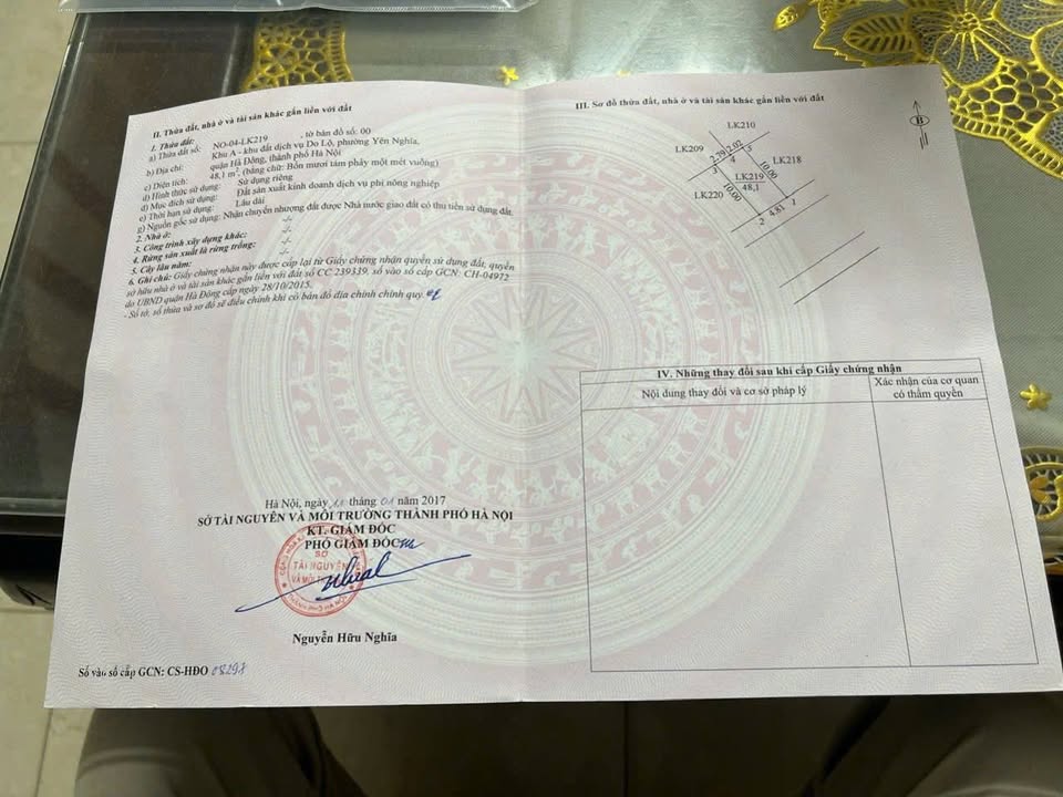 Đất dịch vụ khu A Yên Nghĩa Hà Đông 48.1m² giá 13.5 tỷ - Thanh khoản nhanh!