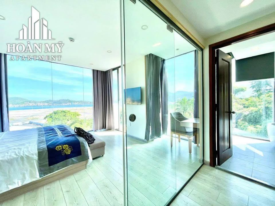 Căn hộ 2 phòng ngủ View Biển tại Vĩnh Nguyên, Nha Trang giá 15 triệu - Đầy đủ nội thất!