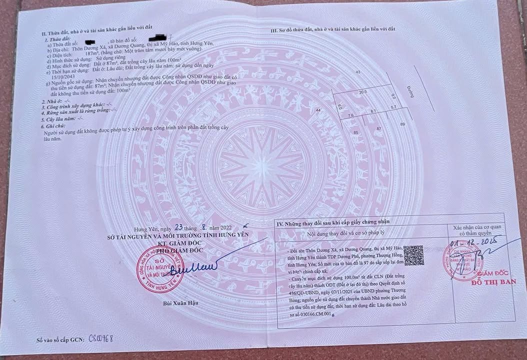 Đất nền Dương Xá Dương Quang 187m² - Phân lô đẹp, giá thỏa thuận!