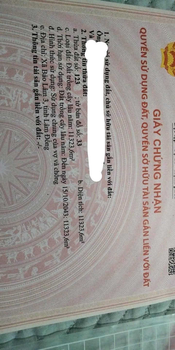 Đất vườn tại Lộc Thành, Bảo Lâm 14532m² giá 6.229 tỷ - Đầu tư sinh lời ngay!