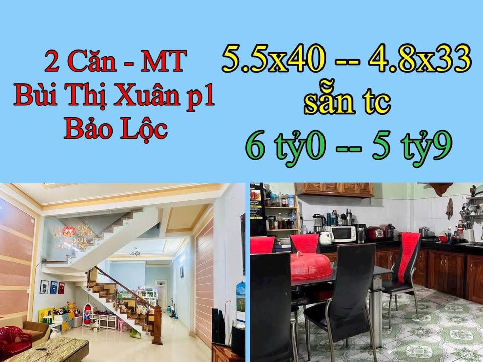 Nhà phố Bùi Thị Xuân Bảo Lộc 158.4m² giá 5.9 tỷ - Chính chủ bán gấp!