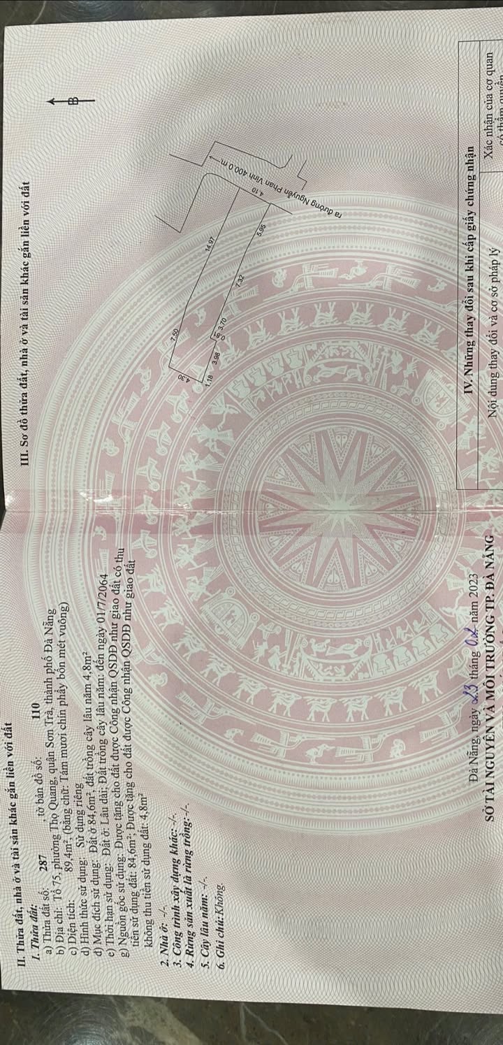 Đất nền mặt tiền đường Ngô Quyền, Sơn Trà, 89m² giá 6.5 tỷ - Cơ hội đầu tư tuyệt vời!