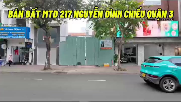 Đất Trống Mặt Tiền Nguyễn Đình Chiểu Quận 3 - Đã Có GPXD Hầm + 7 Tầng, Giá 105 tỷ
