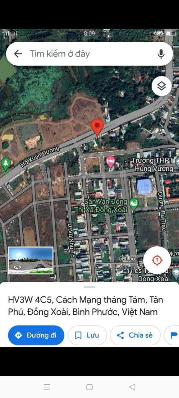 Đất mặt tiền đường Hồ Xuân Hương, TP Đồng Xoài 156m² giá 1.85 tỷ - Cơ hội đầu tư tuyệt vời!