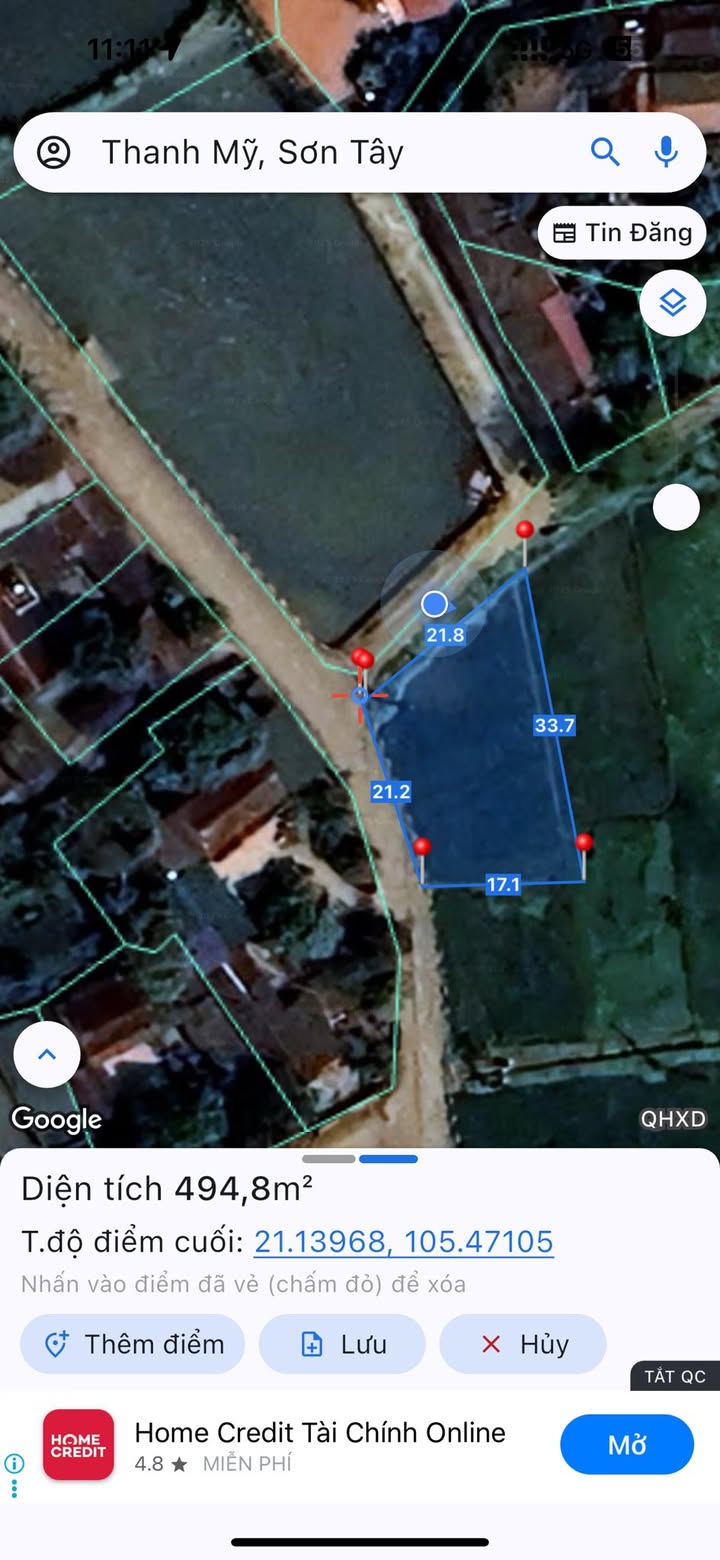 Đất sản xuất nông nghiệp 735m² tại Tùng Thiện, Sơn Tây - Giá thỏa thuận hấp dẫn!