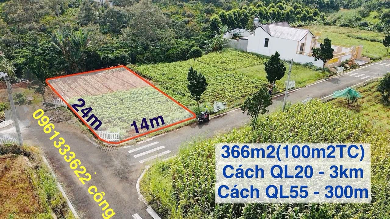 Đất nền phường Lộc Sơn, Bảo Lộc 336m² giá 1.69 tỷ - Gần quốc lộ, thuận tiện di chuyển!