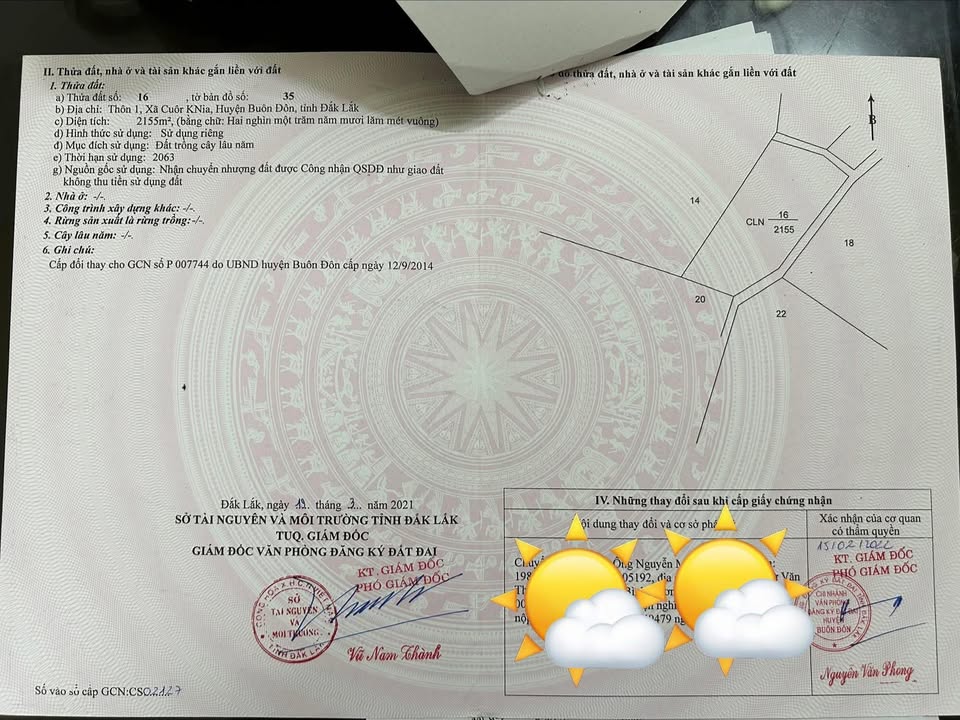 Đất Lô Góc 2 Mặt Đường Tỉnh Lộ 5, Ea Nuôl 2155m² - Cơ Hội Vàng Đầu Tư!