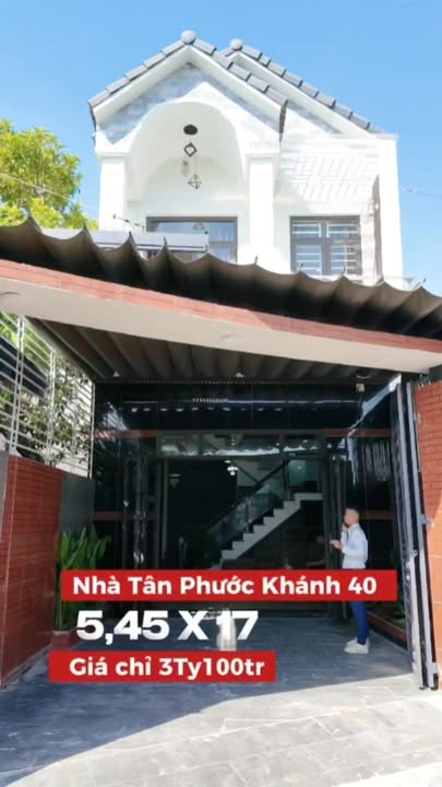 Nhà mặt tiền Tân Phước Khánh 87m² giá 3.1 tỷ - Vị trí đắc địa gần chợ!