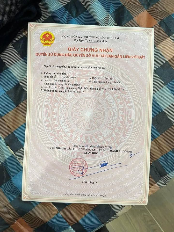 Đất lô góc 179,1m² tại Nghi Đức - Giá chỉ 4.8 tỷ, vị trí đắc địa!