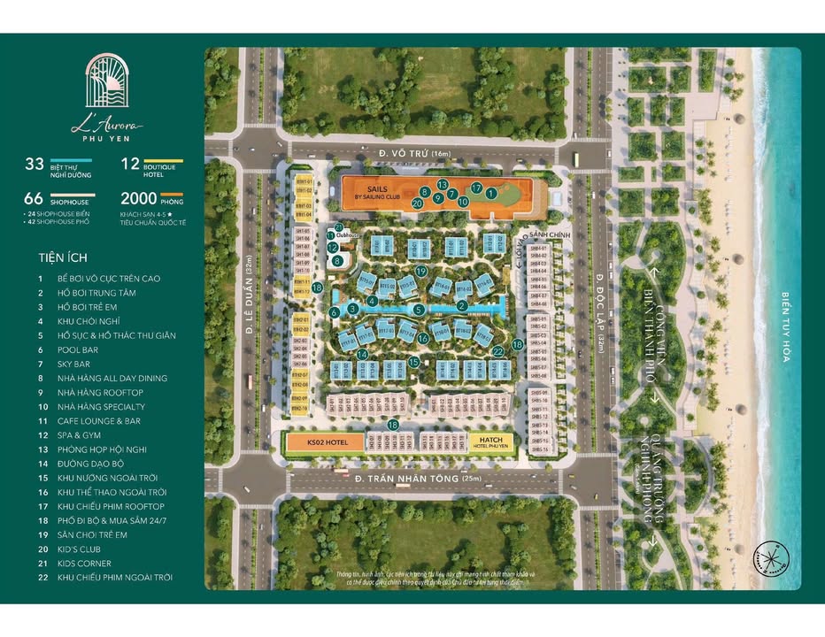 Căn hộ L’Aurora Tuy Hòa 46,983m² - Nhận nhà ngay chỉ cần thanh toán 45%!