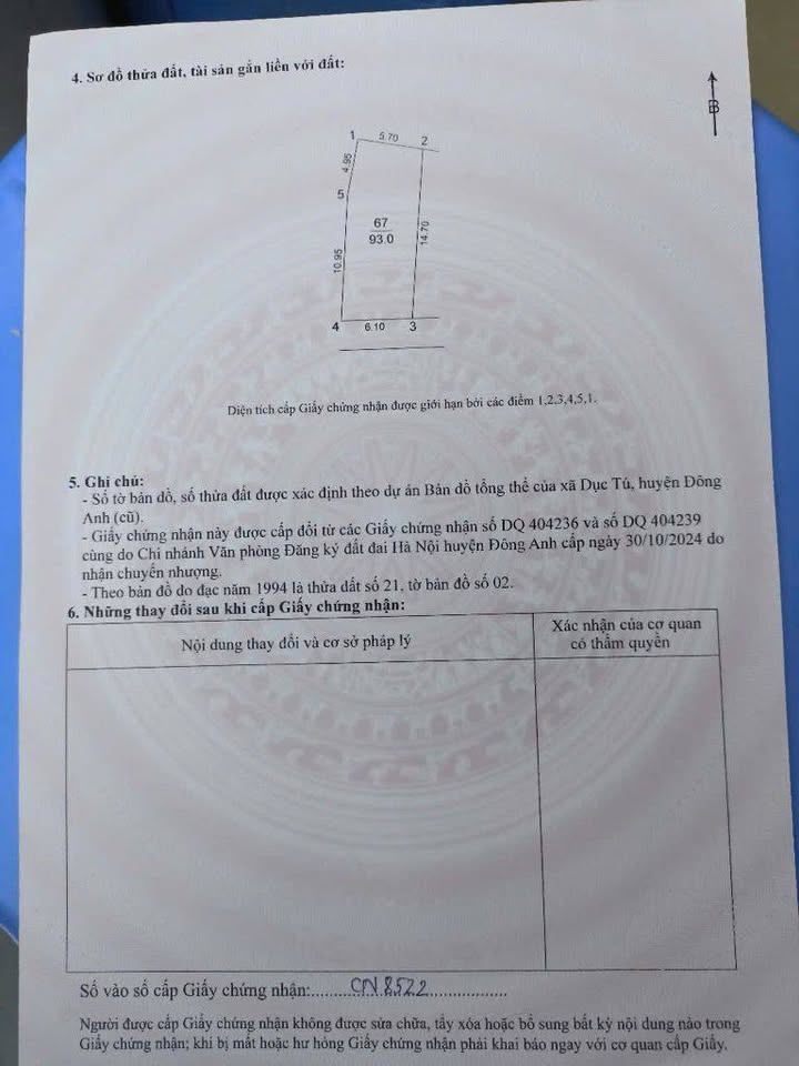 Đất lô góc Đồng Dầu - Đông Anh 93m² giá 7.2 tỷ - Pháp lý rõ ràng!