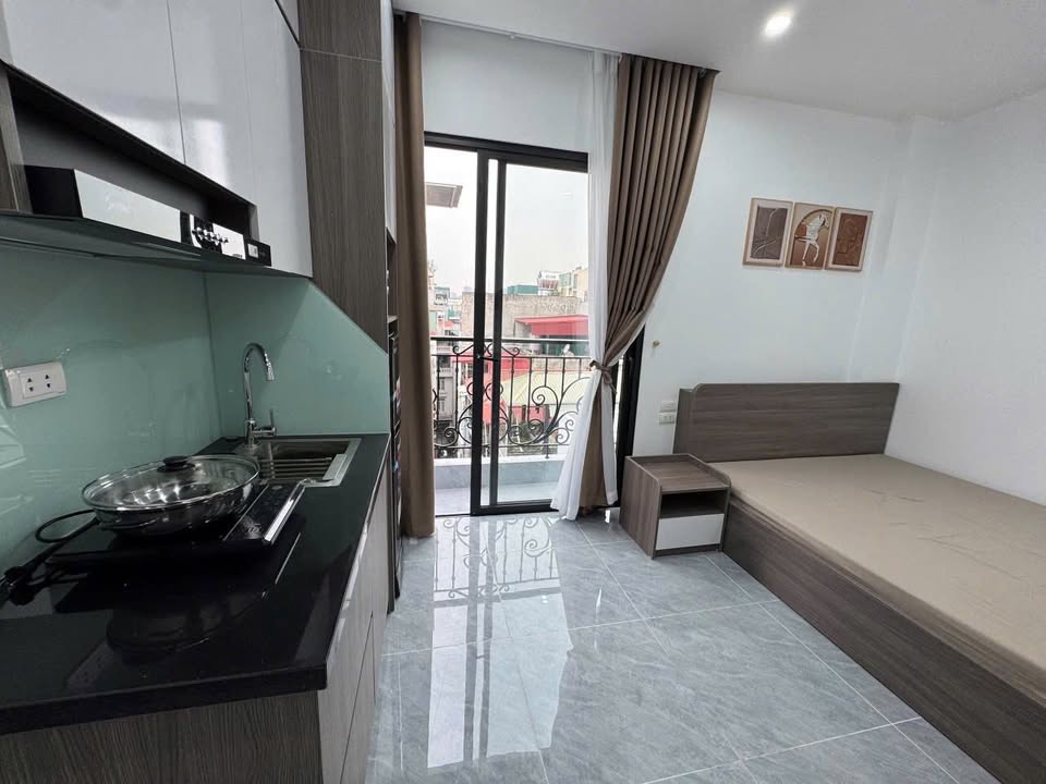 Cho thuê phòng studio ngõ 98 Thái Hà, Đống Đa 6 triệu - Full nội thất, tự do giờ giấc!