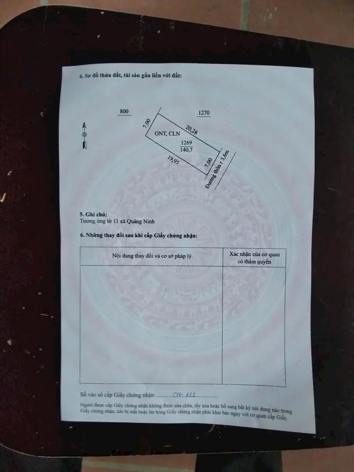 Đất nền xã Quảng Ninh, 140m² - Giá thỏa thuận, đường ô tô thông thoáng!
