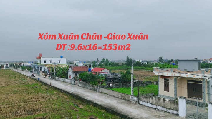 Đất Giao Xuân 198m² giá 969 triệu - Vị trí trung tâm, tiềm năng phát triển!
