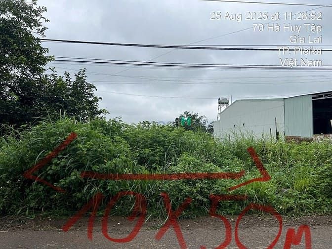 Đất mặt tiền 72 Hà Huy Tập, Phường Thống Nhất, 500m² - Giá 3 tỷ, thương lượng!