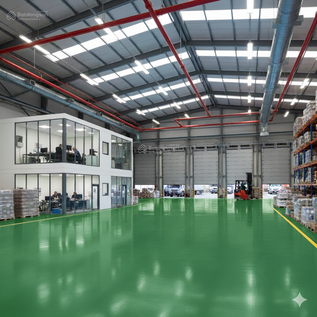 Cho thuê kho KCN Tân Bình 2200m² giá 275 triệu - Kho đẹp, đầy đủ tiện nghi!