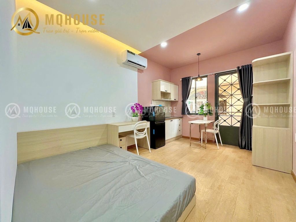 Căn hộ Studio ban công nội thất đẹp 30m² giá 6.5 triệu - Nhận nuôi pet gần sân bay!