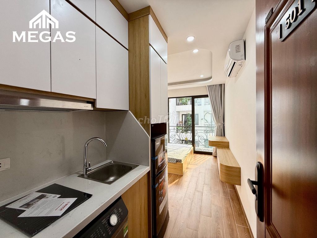 Cho thuê studio Phan Kế Bính 35m² giá 6 triệu - Nội thất đầy đủ, máy giặt riêng!