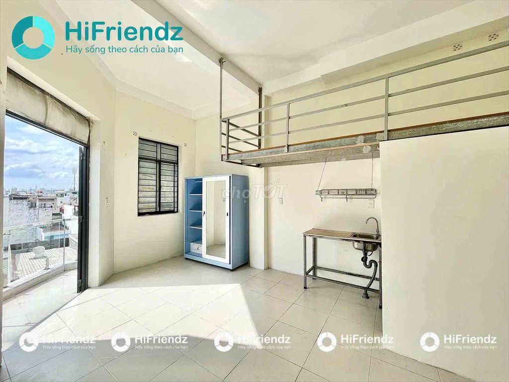 Căn hộ Duplex ban công rộng tại Tân Bình 30m² giá 5.5 triệu - Tặng nội thất tháng 12!