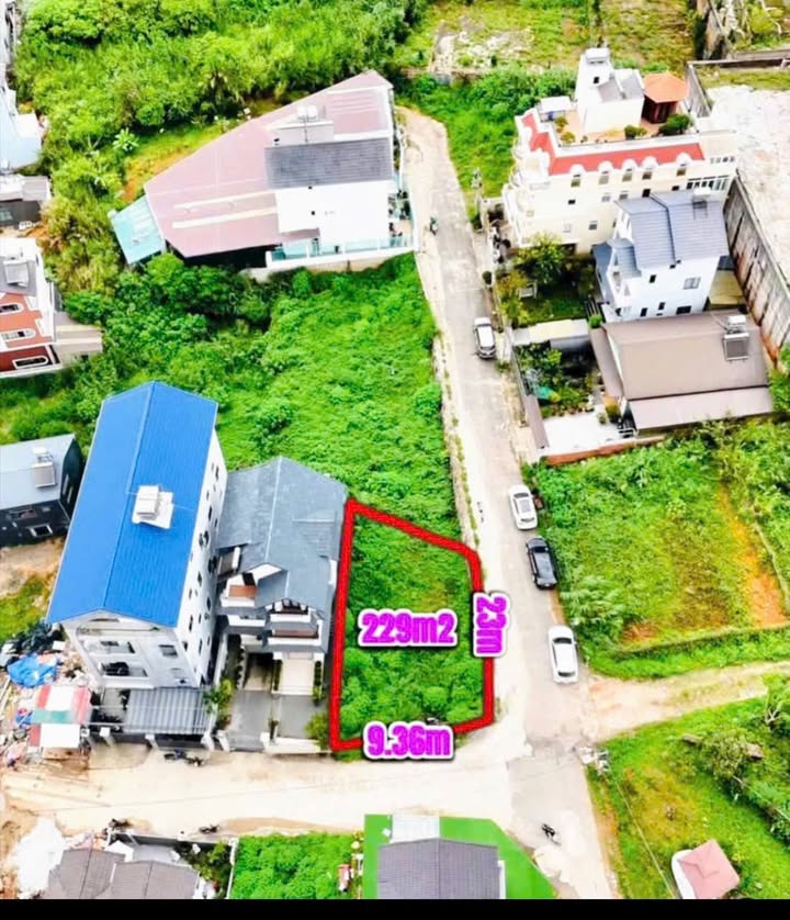 Lô đất hai mặt tiền Trần Đại Nghĩa, Đà Lạt 229m² giá 8.7 tỷ - Đầu tư sinh lời tuyệt vời!