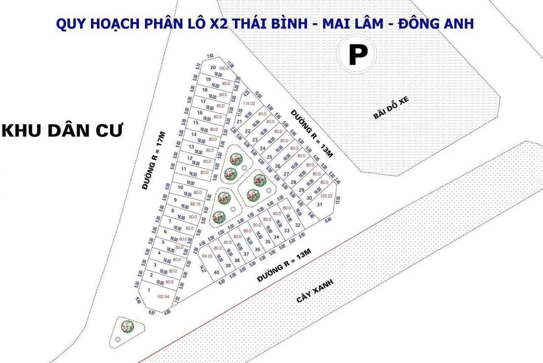 Đất đấu giá X2 Thái Bình, Mai Lâm, Đông Anh 80m² - Cơ hội đầu tư tuyệt vời!