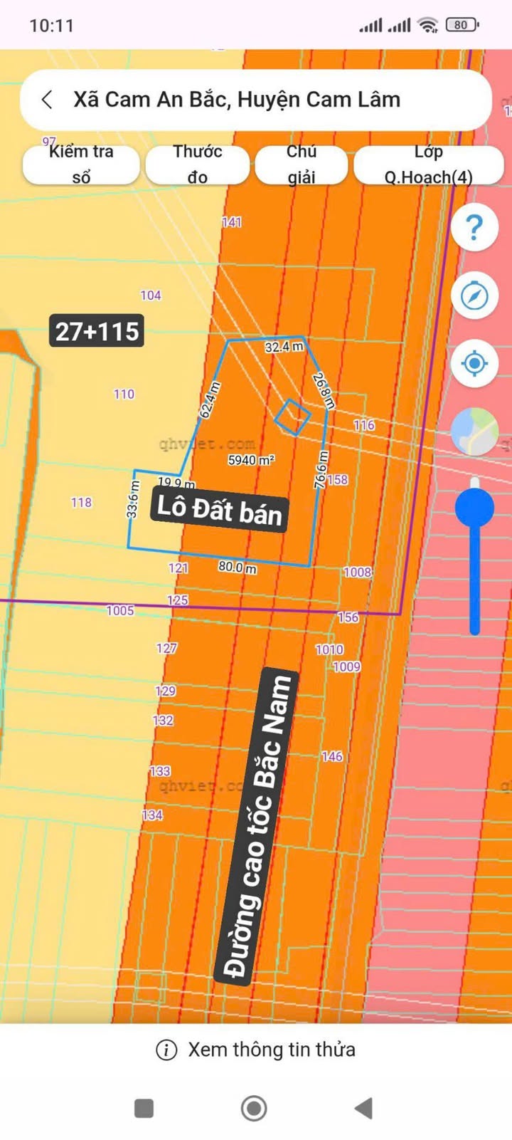 Đất nền thôn Hiền Lương, xã Cam An Bắc 5900m² giá 1.652 tỷ - Cơ hội đầu tư tuyệt vời!