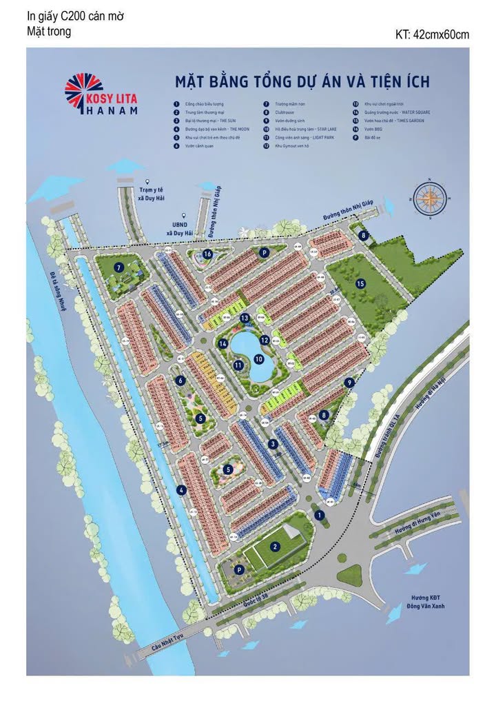 Townhouse Kosy Duy Hải 96m² giá thỏa thuận - Đầu tư thông minh với view công viên!