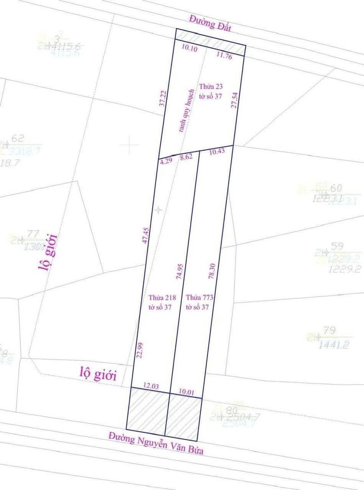 Đất nền 2351m² mặt tiền Nguyễn Văn Bứa, Hóc Môn - Giá chỉ 30 triệu/m²