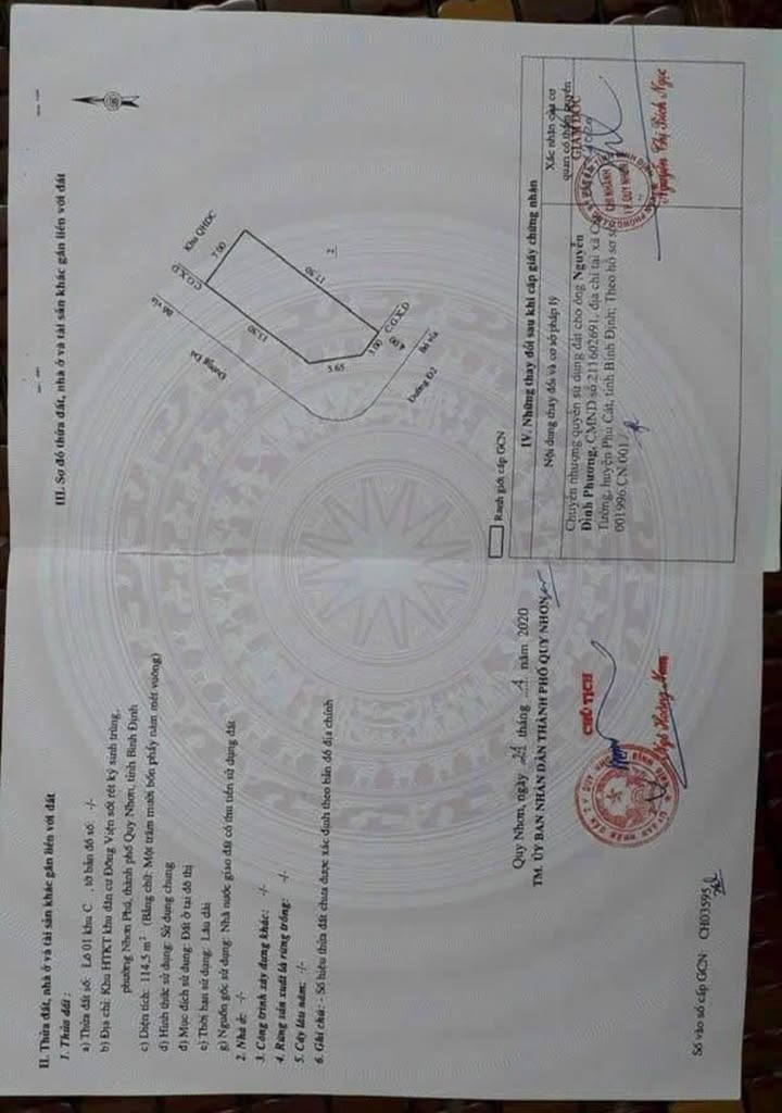 Đất lô góc Nhơn Phú 114m² giá 3.2 tỷ - Tiềm năng khai thác cao!