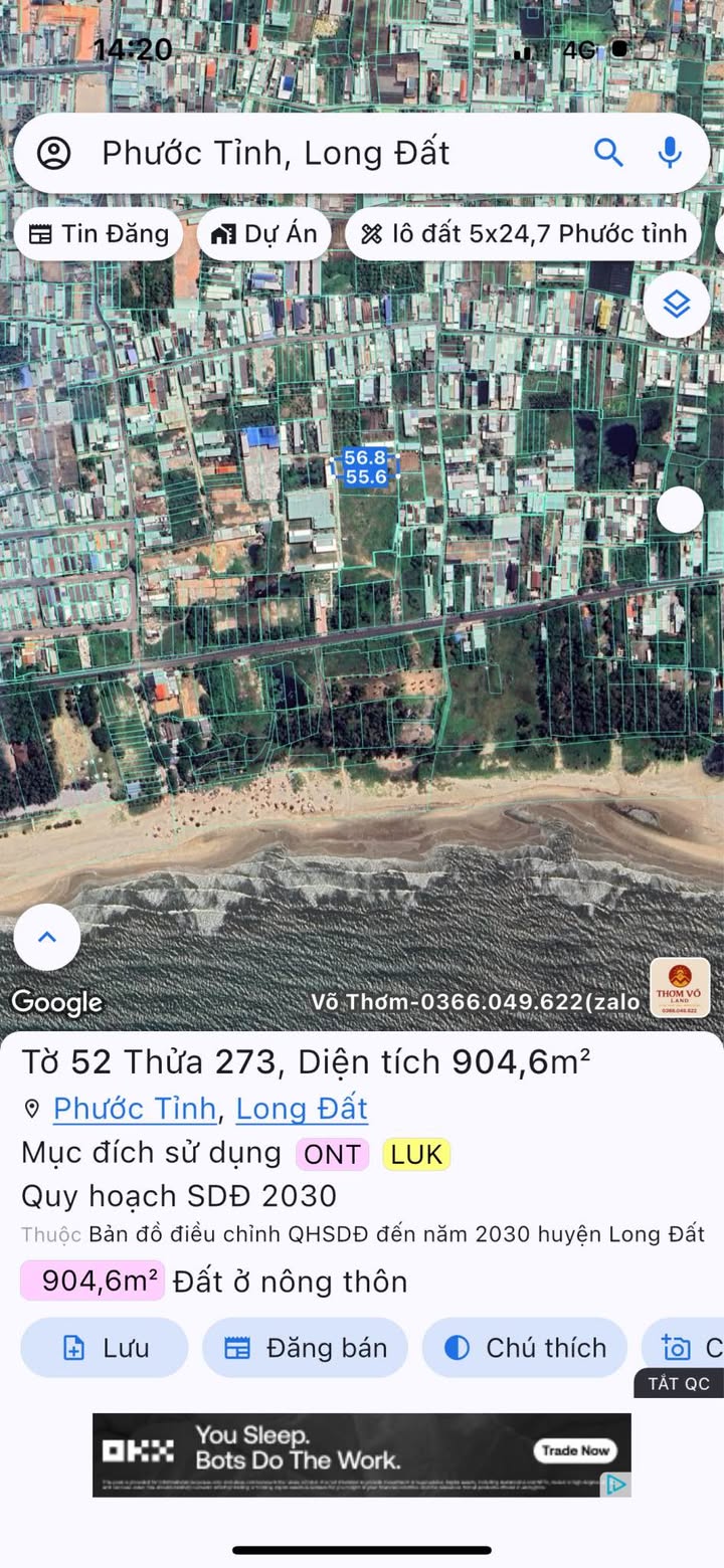 Đất thổ cư Long Hải 80m² giá 1.5 tỷ - Cách biển chỉ 400m!